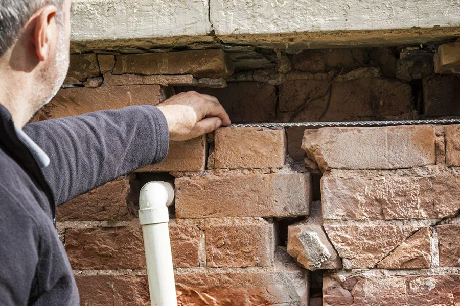 Cracked Wall Structural Repair in Angier, NC