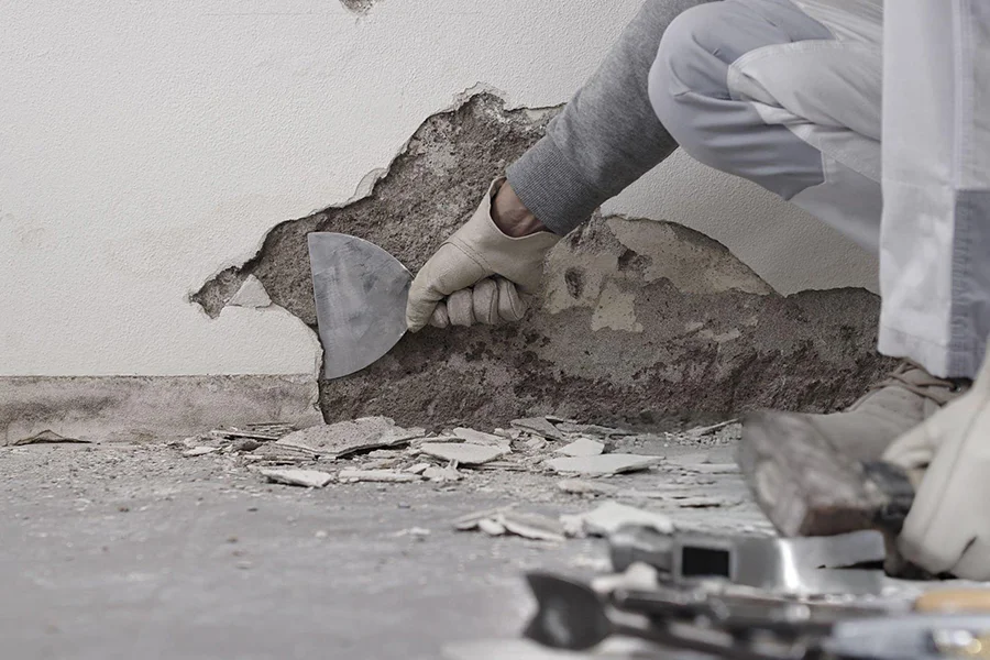 Cracked Wall Structural Repair in Angier, NC