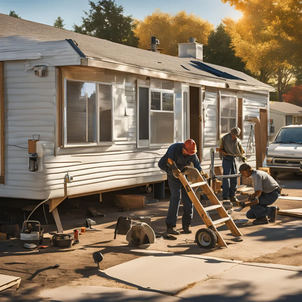 Mobile Home Foundation Repair in Angier, NC