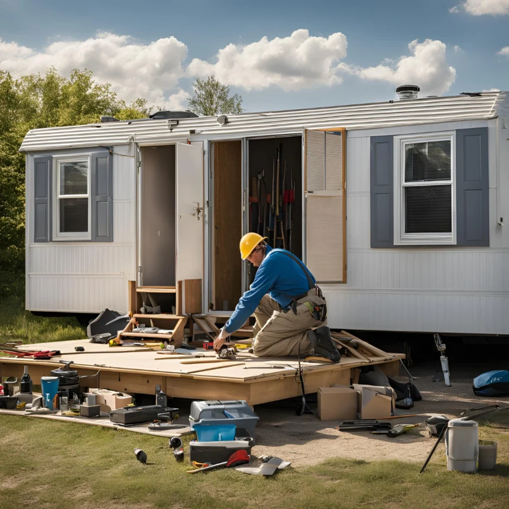 Mobile Home Foundation Repair in Angier, NC