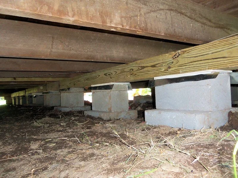 Pier and Beam or Block and Base Foundation Repair in Angier, NC